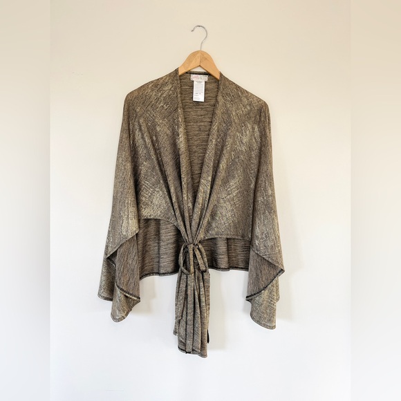 Free People Gold Age of Aquarius Kimono Top - Picture 7 of 16